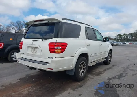 2002 Toyota Sequoia Limited V8 z USA, uszkodzony, nr VIN 5TDZT38A32S124602